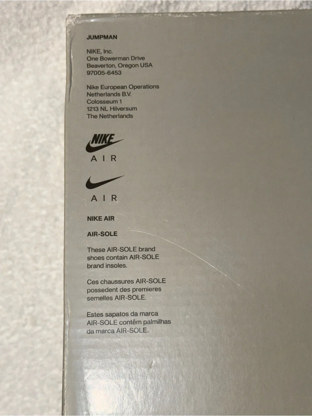 Jordan classic silhouette